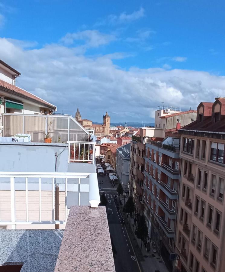 Atico Quintana II - Con Terraza, En El Centro Con Wifi Y Garaje Apartment Oviedo Luaran gambar